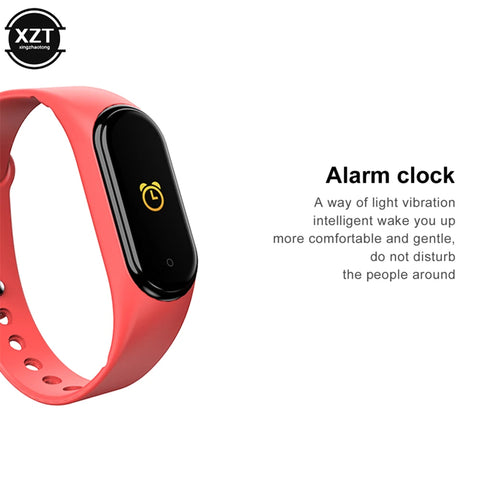 M4 Smart Watch Wristband IP65 Waterproof Blood Pressure Heart Rate Monitor