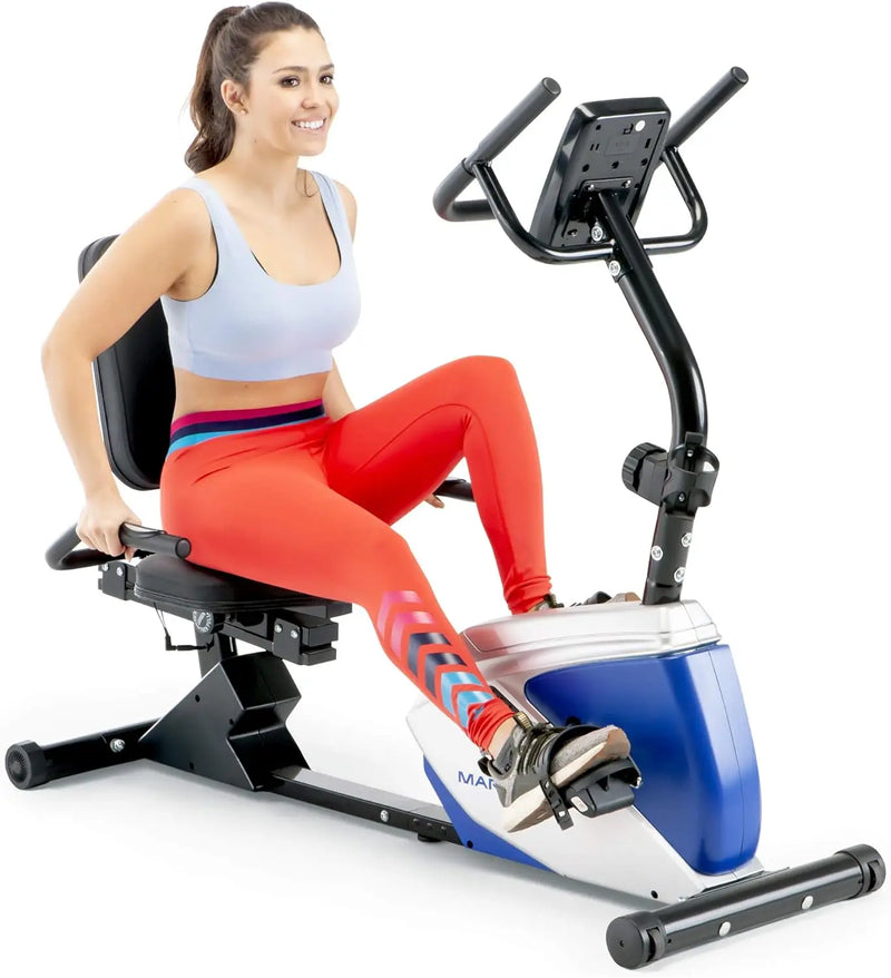 Recumbent Exercise Bike with Magnetic Resistance and Pulse SensorRecumbent Exercise Bike