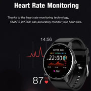 2024 New Men Smart Watch Real-time Activity Tracker Heart Rate Monitor