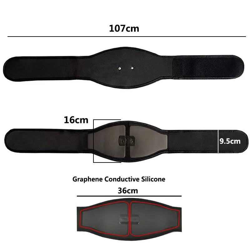 EMS Muscle Stimulator Abs Abdominal Trainer Belt Body Belly Weight Loss - Bodi Hype