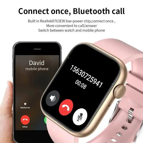 2024 New Bluetooth Smart Watch Men GPS Tracker