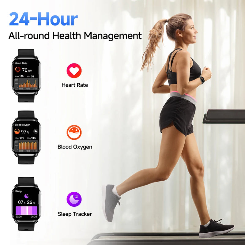 Watch GS Bluetooth Call Smartwatch 2.02'' Full Touch Screen Fitness TrWatch GS Bluetooth Call Smartwatch 2