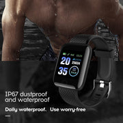 Blood Pressure Waterproof Smartwatch Heart Rate Monitor Fitness Tracker