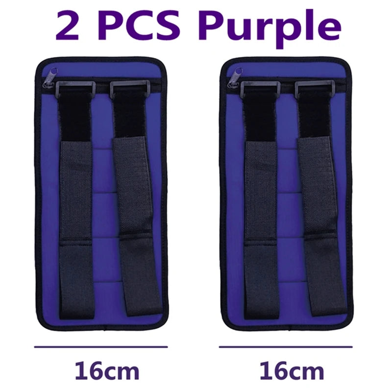 2Pcs Weight Lifting Sports Wristband Safety Hand Bands Adjustable