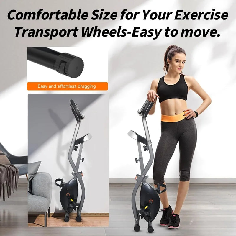 Exercise Bikes, Silent Folding Home Magnetic Control Exercise Bike SpiExercise Bikes, Silent Folding Home Magnetic Control Exercise Bike Spinning