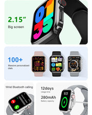 Fitness Tracker, Calculator Series 9 Smartwatch For IOS Andriod