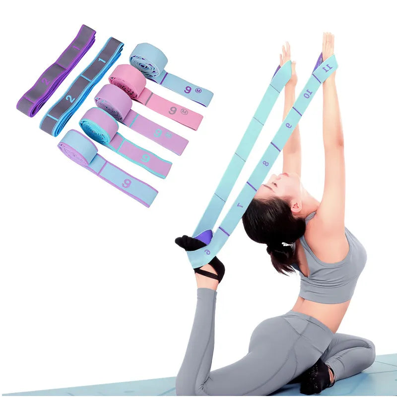 Multi-Section Elastic Yoga Resistance Bands - Bodi Hype