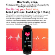 M6 Smartwatch Heart Rate Blood Pressure Monitoring Fitness Tracker