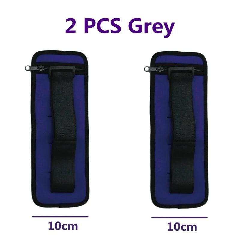 2Pcs Weight Lifting Sports Wristband Safety Hand Bands Adjustable