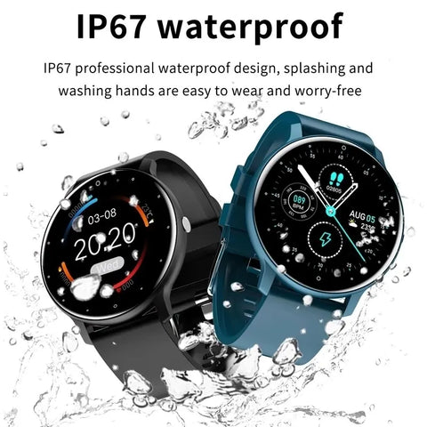 2024 New Men Smart Watch Real-time Activity Tracker Heart Rate Monitor