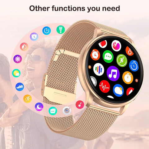 Bluetooth Call Smart Watch Fitness Tracker Heart Rate For Android IOS